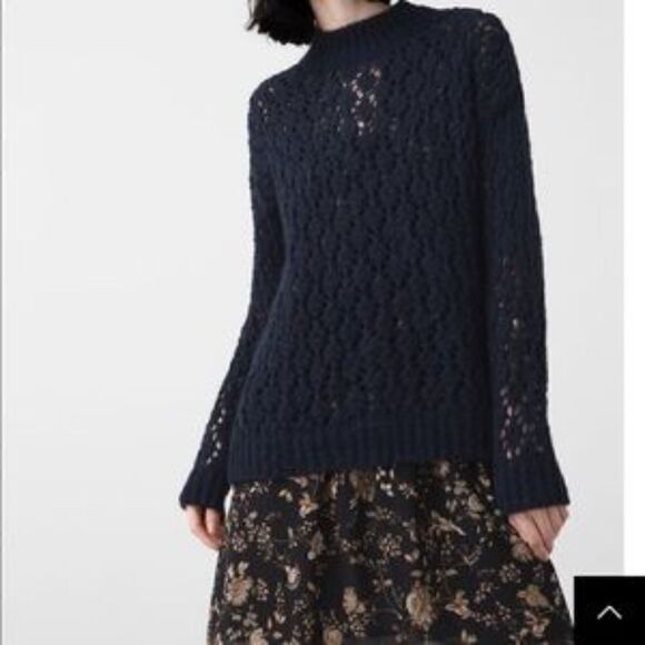 Mango dark blue sweater size 4 - Picture 1 of 4